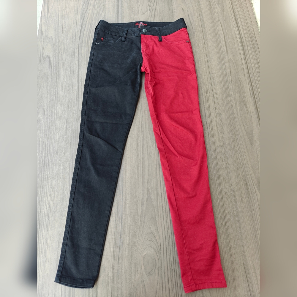Royal Bones Black n Red Pants